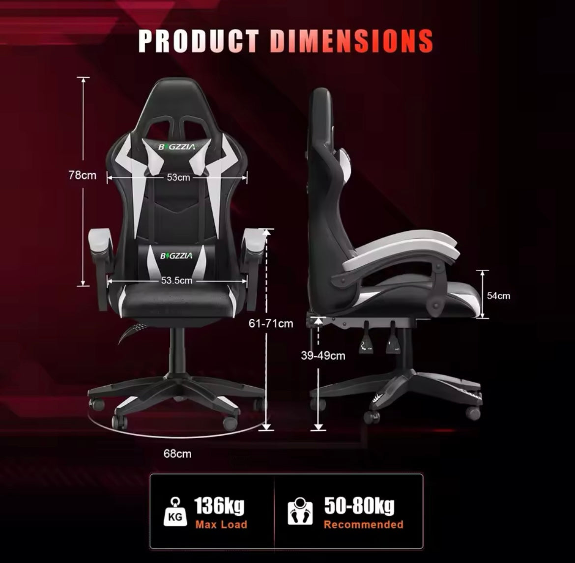 Gaming LED Computer Chair
