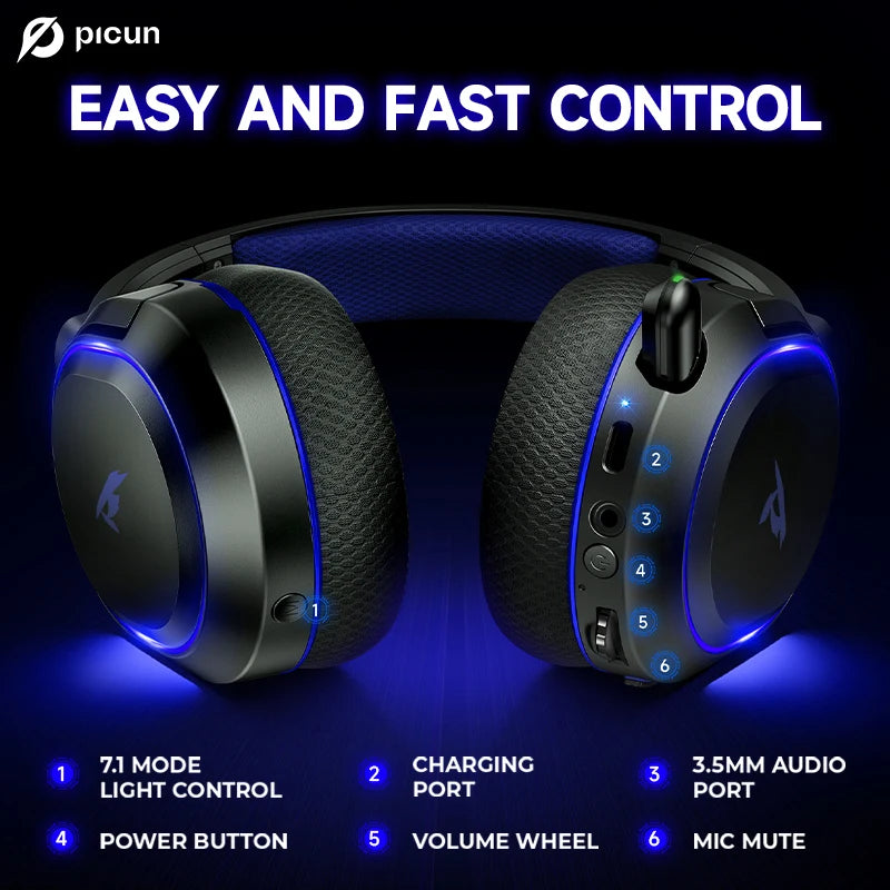 Picun G2 Wireless Gaming Headset