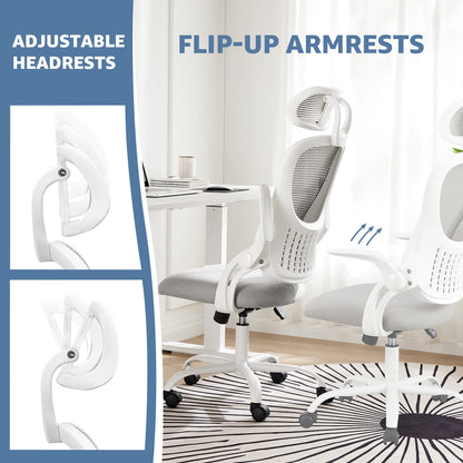Gaming Chair with Flip-Up Arms