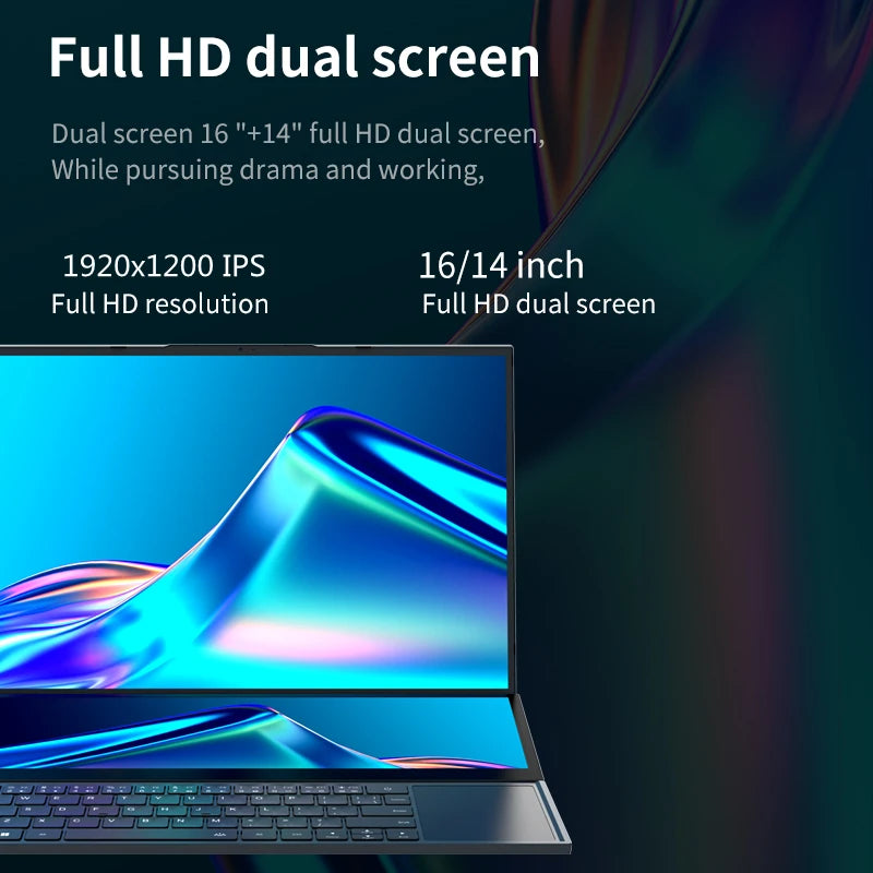 Dual-Screen E-Sports Laptop