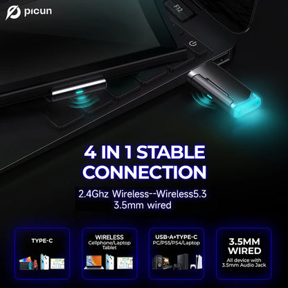 Picun G2 Wireless Gaming Headset