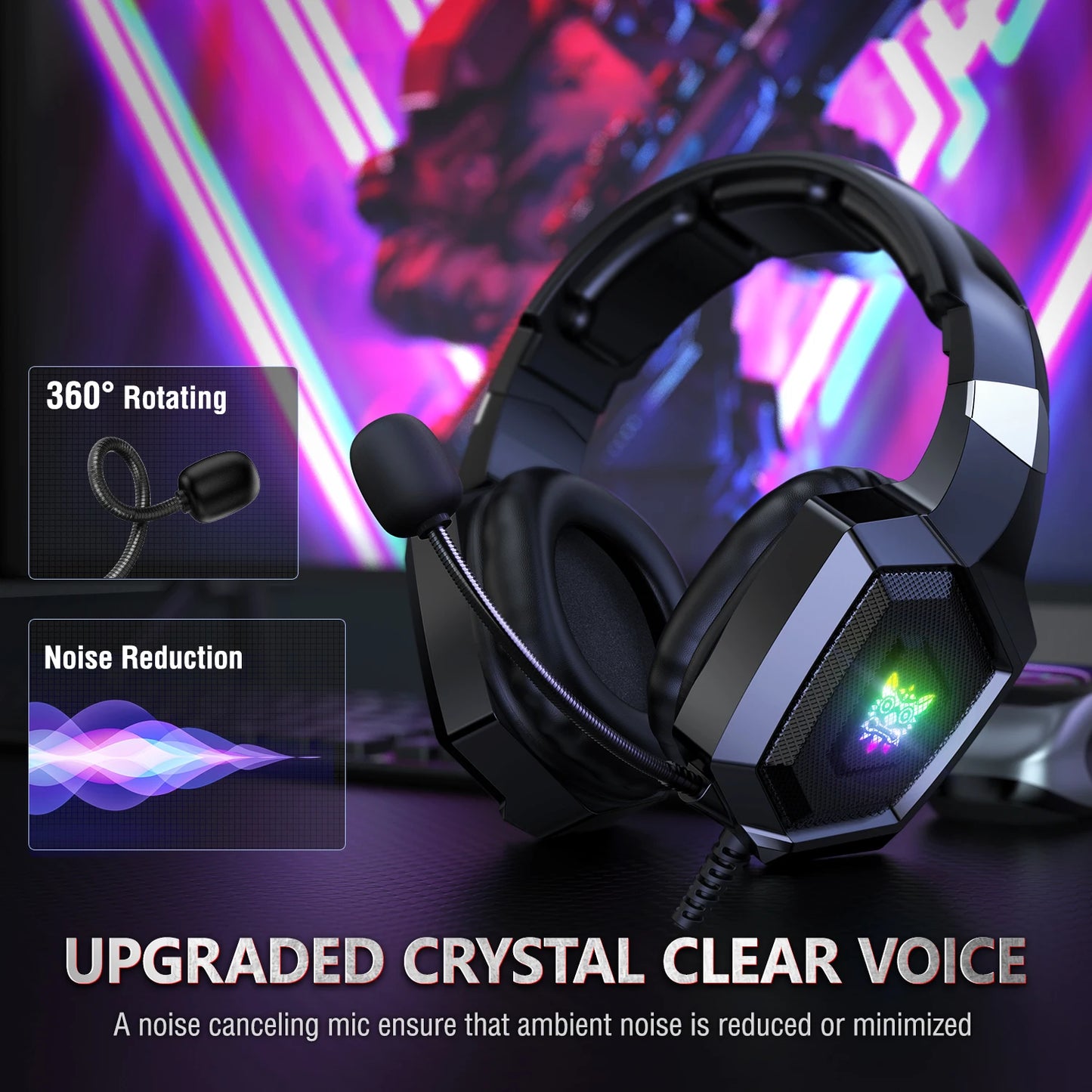 ONIKUMA Wired Gaming Headset