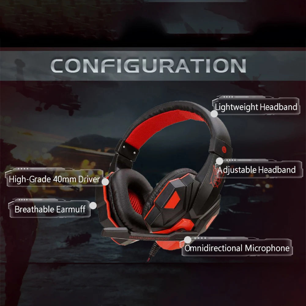 Wired Bass HD Gaming Headset